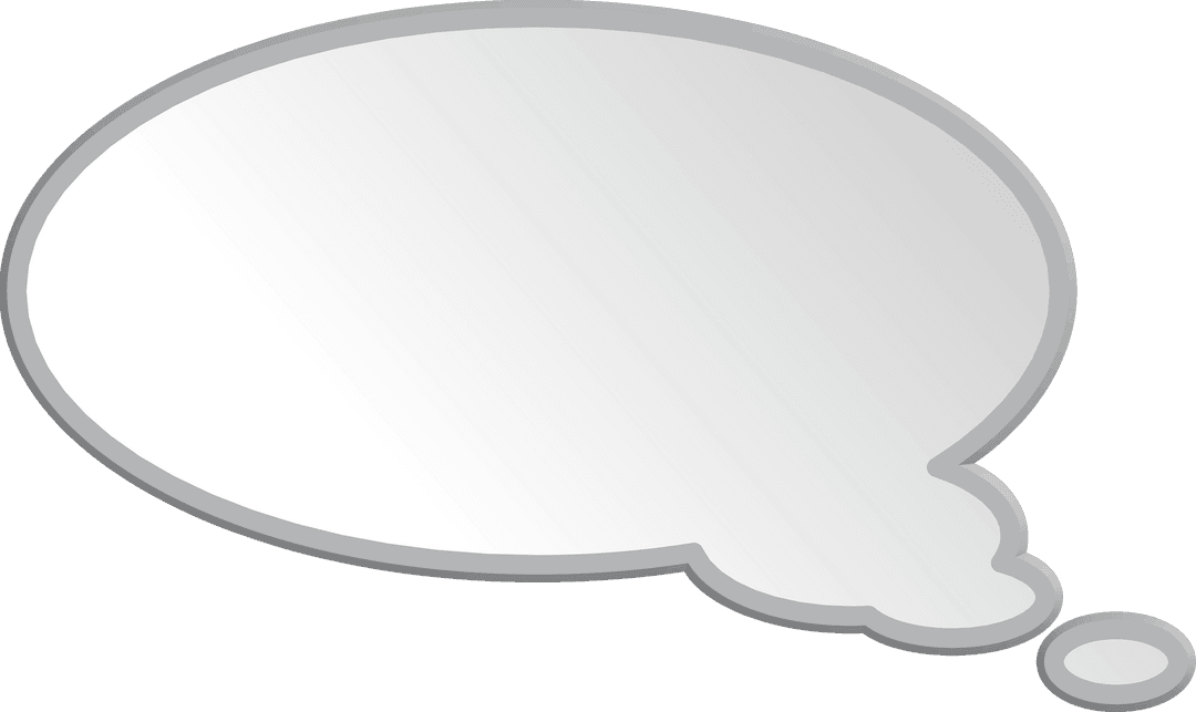 Transparent Speech Bubble for Digital Illustrations