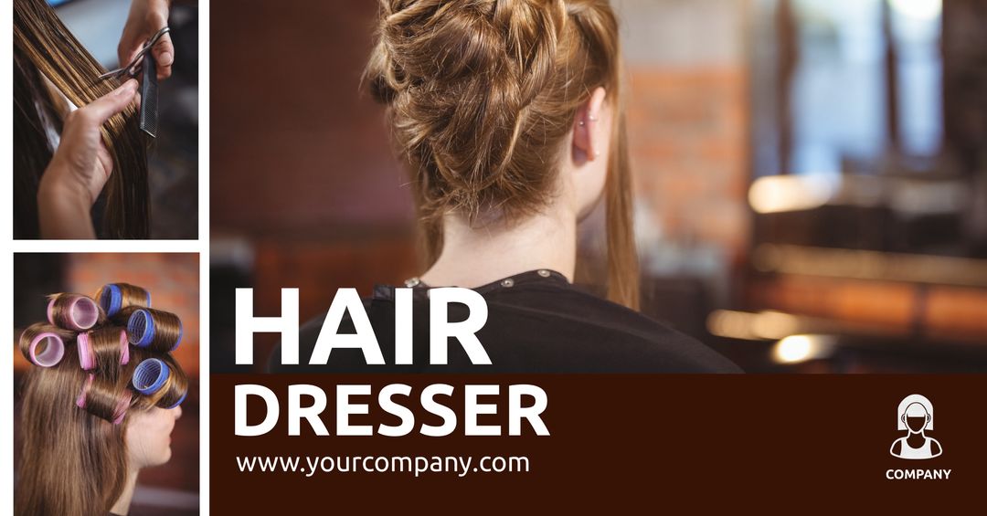 Hairstylist Creating Stylish Look in Trendy Salon
