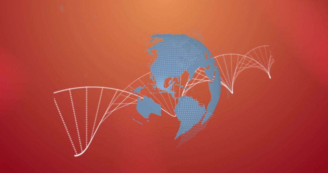 Global Connectivity and DNA Technology Concept