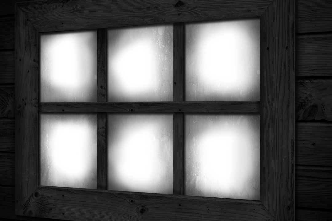 Old Window with Frosted Panes on Transparent Background - Download Free Stock Images Pikwizard.com