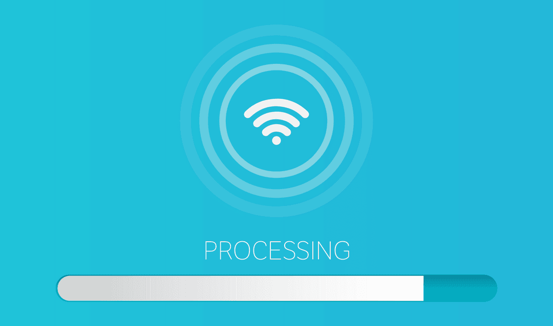Transparent Wi-Fi Connection Processing with Progress Bar - Download Free Stock Images Pikwizard.com