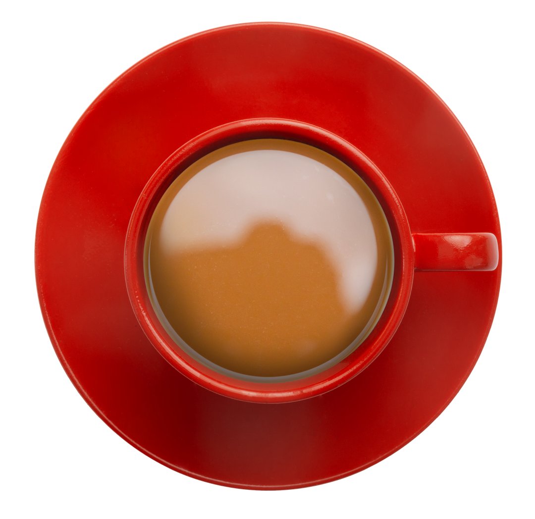 Transparent Red Coffee Cup Isolated on White Background - Download Free Stock Images Pikwizard.com