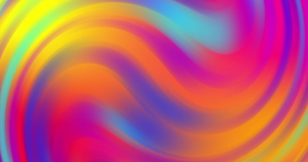 Colorful Abstract Waves with Digital Motion