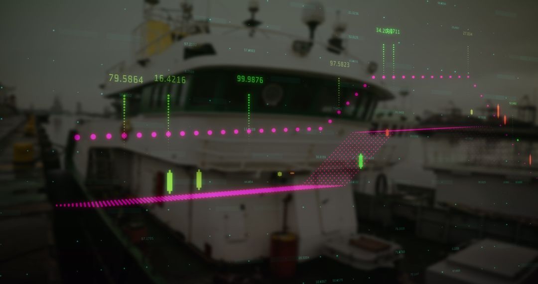 Digital Data Interface Over Shipping Port Operations