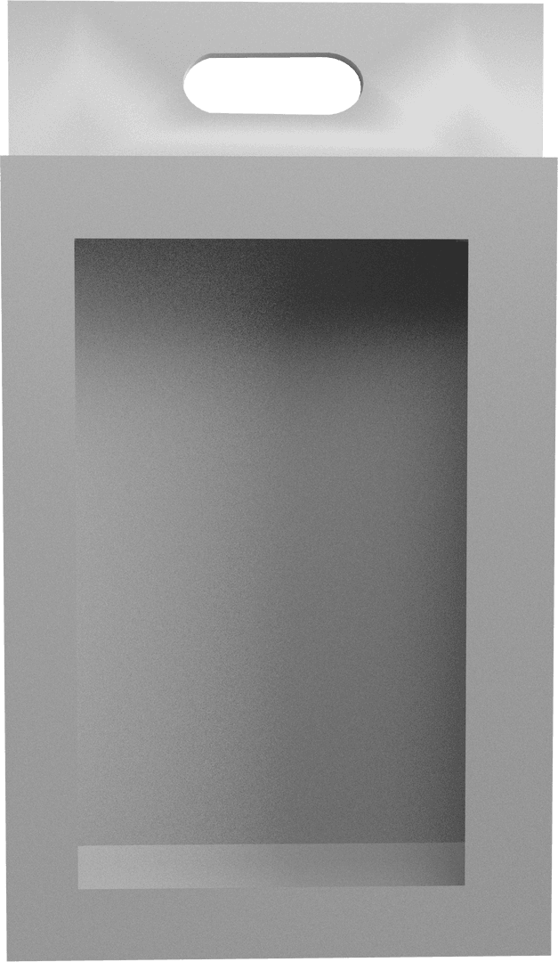 Modern Abstract Transparent Bag with Elegant Handle