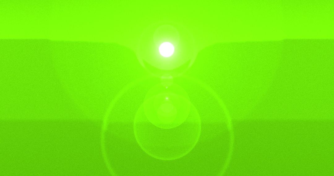 Dynamic Neon Circles on Vibrant Glowing Background