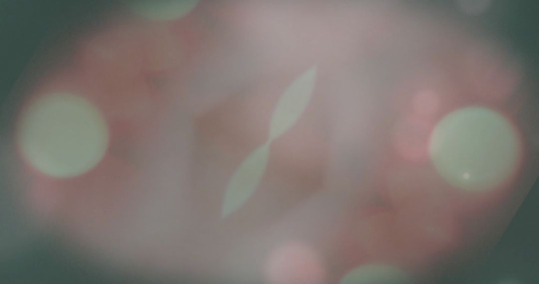 Abstract Digital Light Spots Against Dark Background