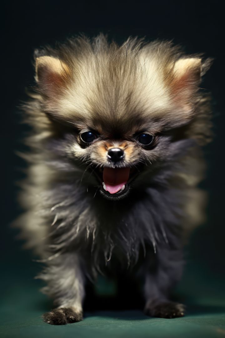 Small chihuahua angry dog with open mouth on black background created using generative ai technology - Free Images, Stock Photos and Pictures on Pikwizard.com