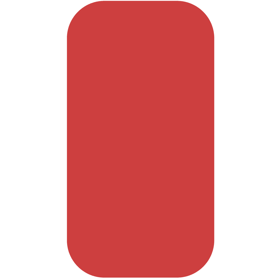 Minimalistic Red Badge on Transparent Background for Design Projects