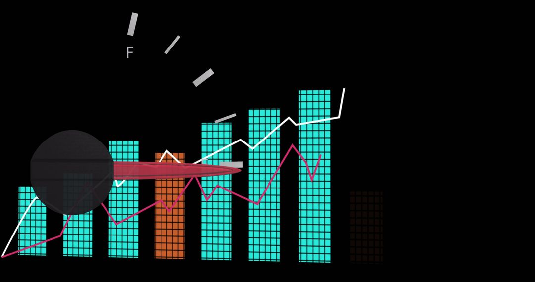 Digital Data Processing on Abstract Dashboard Design - Free Images, Stock Photos and Pictures on Pikwizard.com