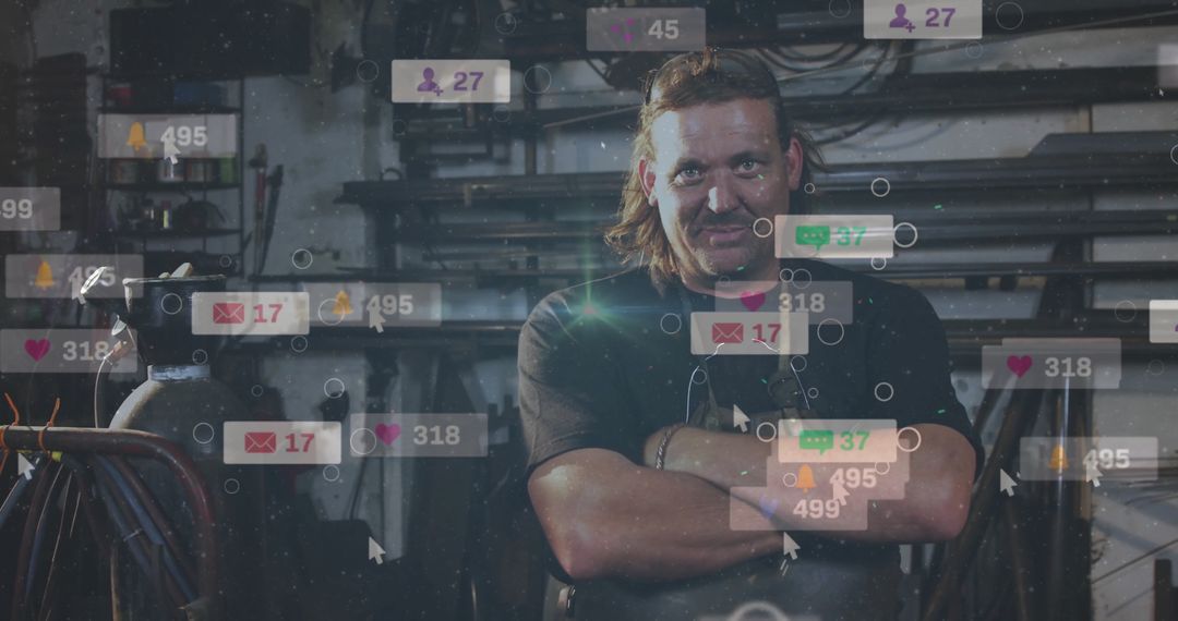 Digital Influence in Artisan Workshop with Persistent Notifications