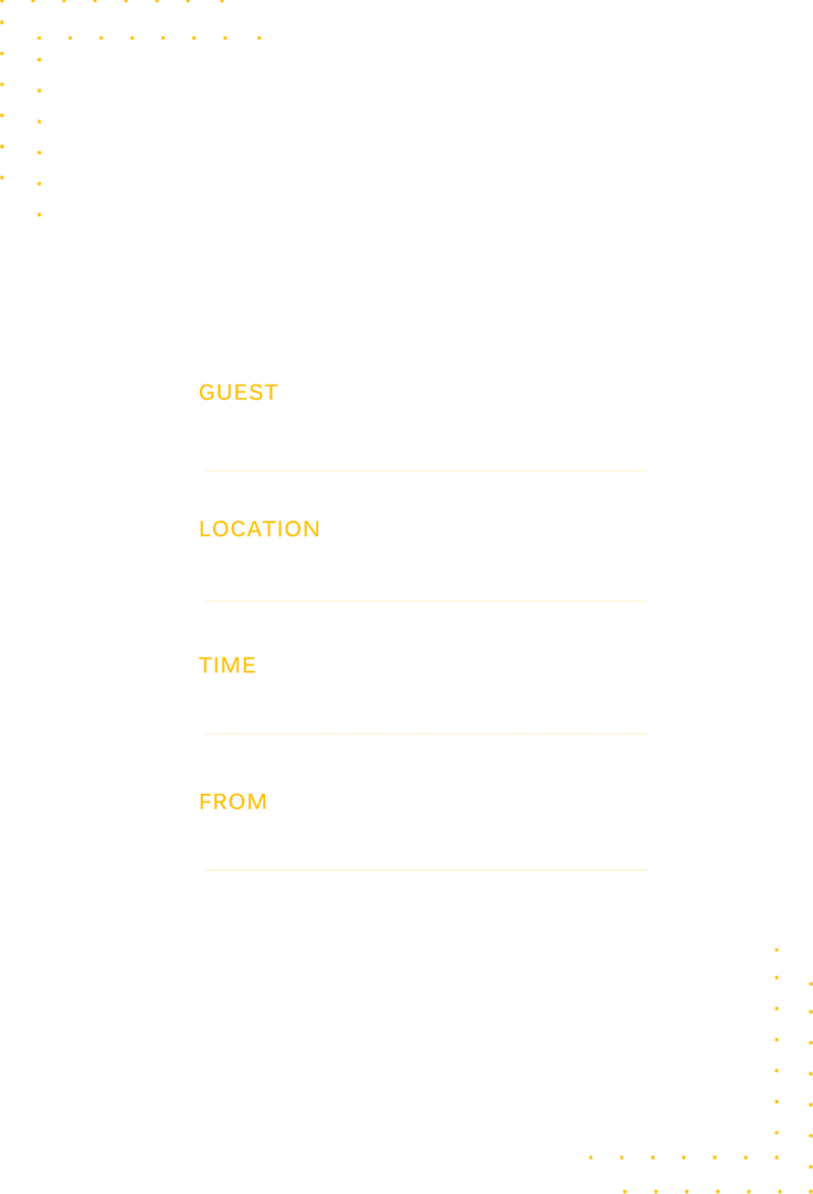 Transparent Party Invitation Card Digital Design