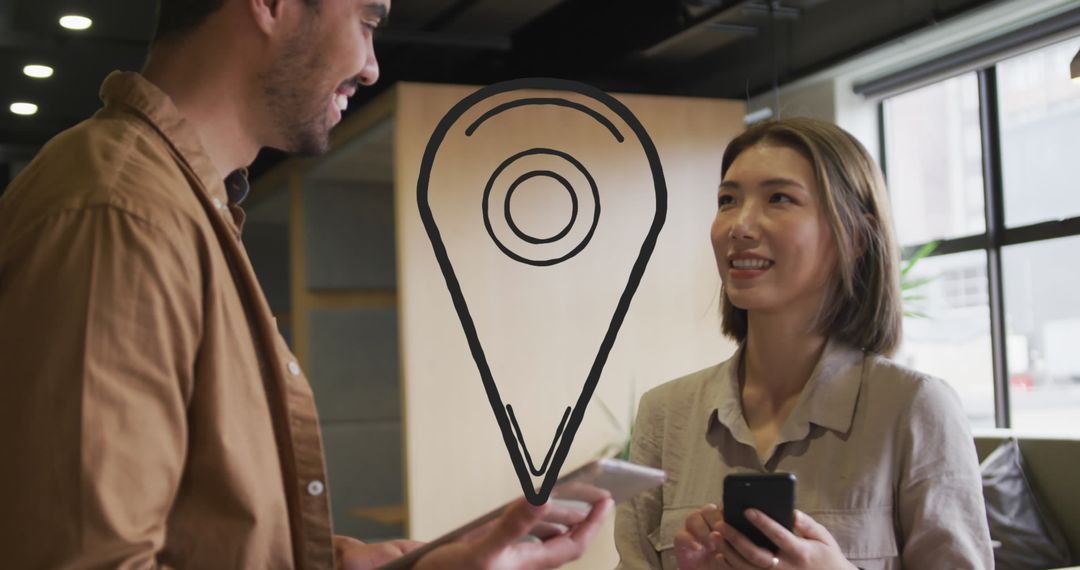 Innovative Mobile App Brainstorming with Diverse Business Team