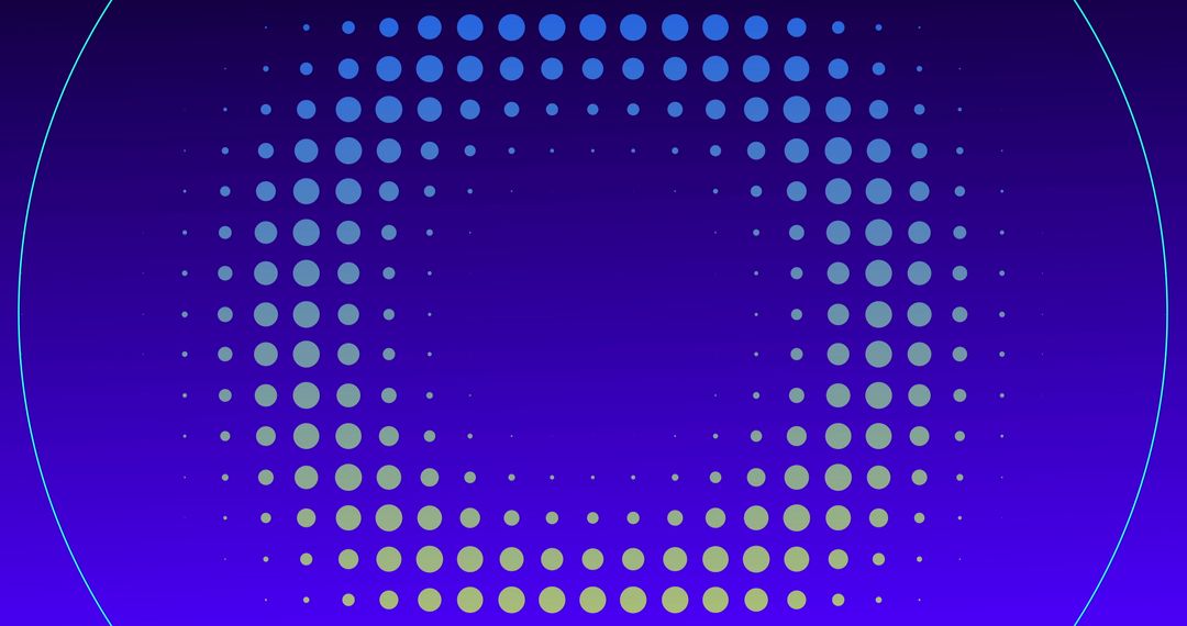 Vibrant Kaleidoscope of Glowing Dots Creating Hypnotic Motion