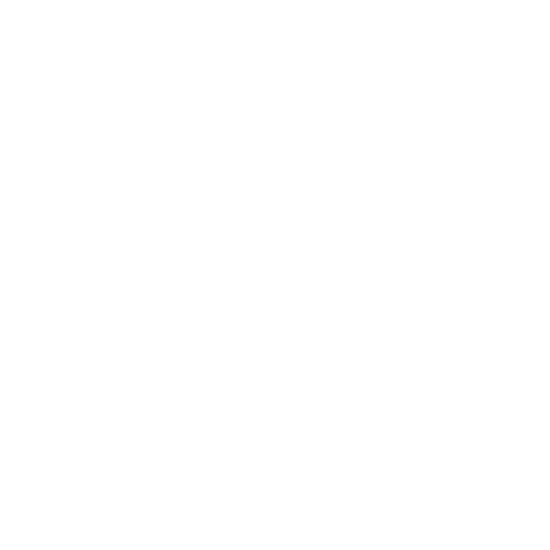 White Bicycle Symbol Vector on Transparent Background