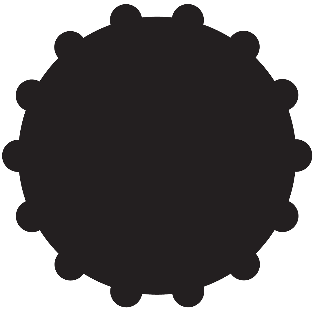 Abstract Shape Illustration on Transparent Background for Creative Projects