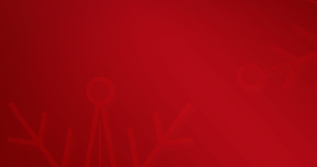 Festive Red Background with Subtle Snowflake Patterns