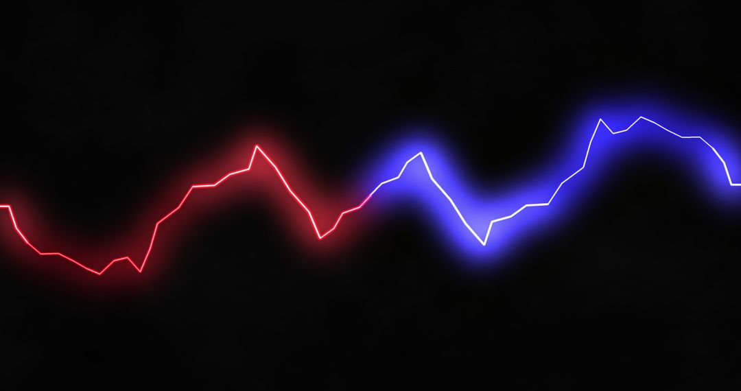 Red and Blue Lightning Bolts on Black Electric Energy Concept - Free Images, Stock Photos and Pictures on Pikwizard.com