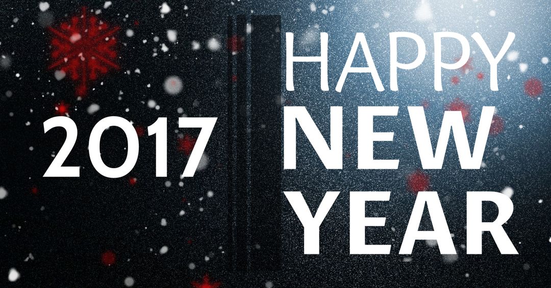 Festive 2017 New Year Background with Fireworks - Download Free Stock Templates Pikwizard.com