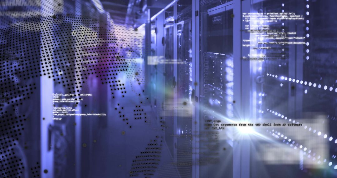 Global Data Center Connectivity and Security Concept