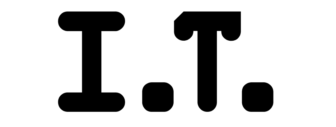 Digital Message Black Letter Characters on Transparent Background