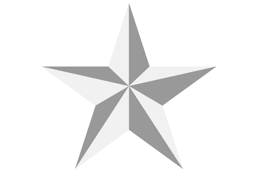 Festive Paper Star with Transparent Background for Christmas Decor