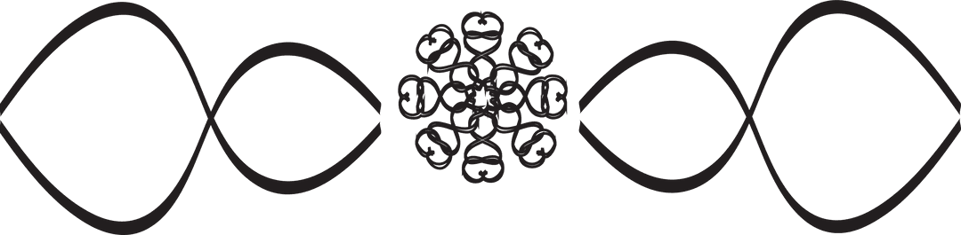 Intricate Abstract Floral Shape on Transparent Background