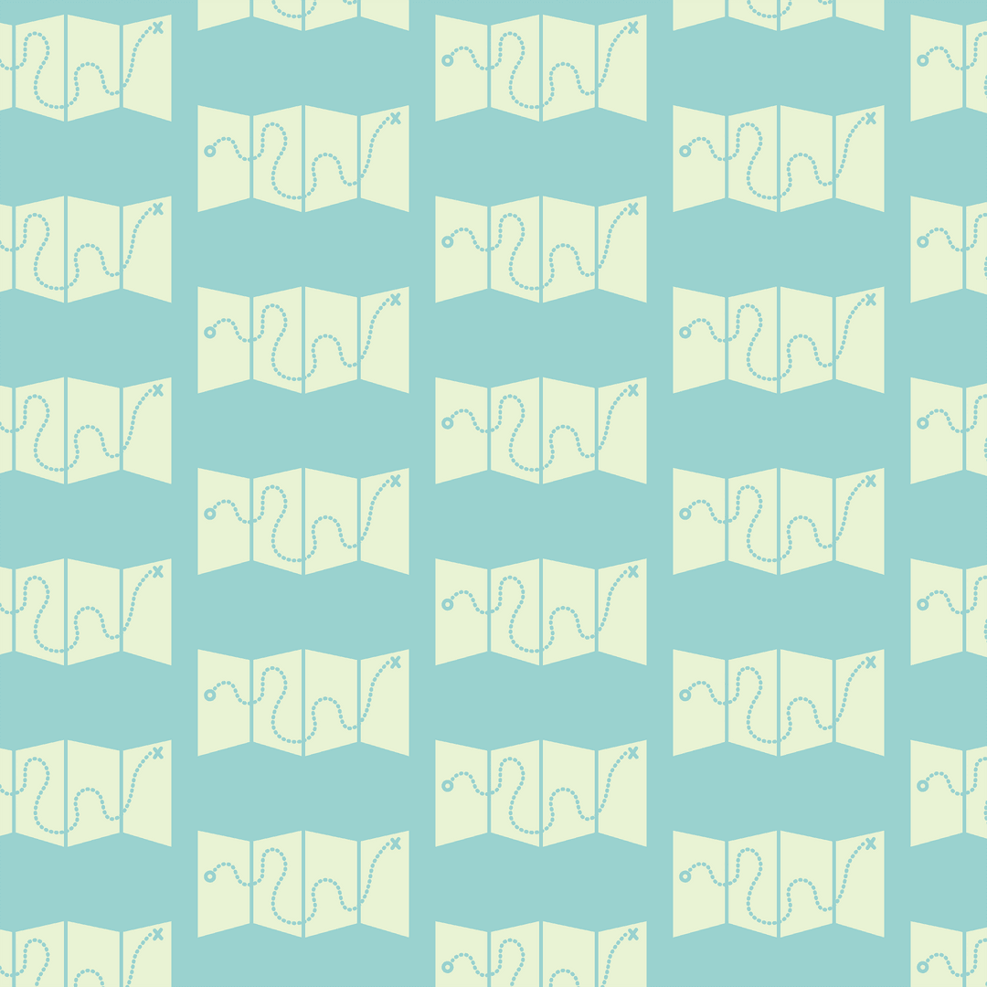 Transparent Map Pattern for Travel Design Backgrounds