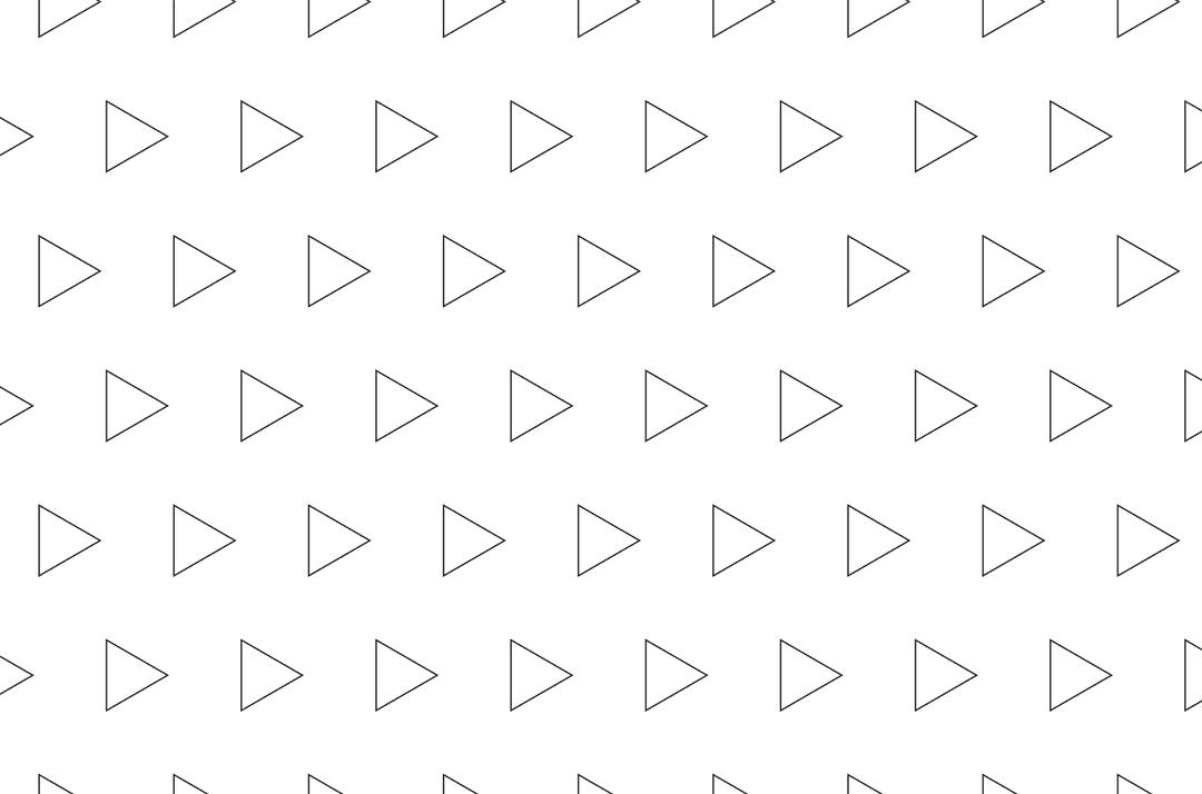 Rows of Black Triangles on Transparent Background