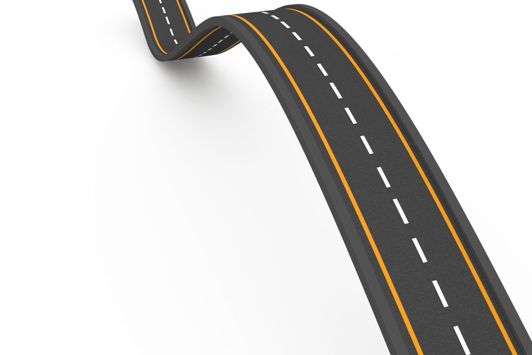 Floating Road Transparent Background Isolated, Transportation Illustration - Download Free Stock Images Pikwizard.com