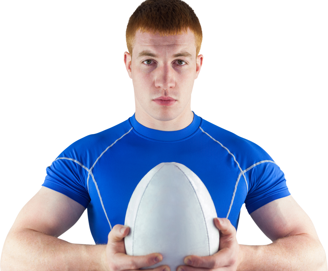 Rugby Player Holding Rugby Ball Transparent Background Concept - Download Free Stock Images Pikwizard.com