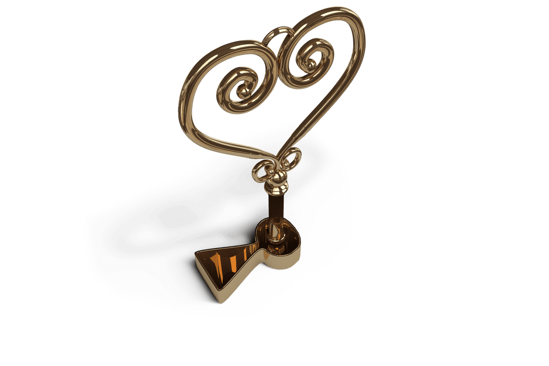 Gold Key in Keyhole on Transparent Background for Access Concepts - Download Free Stock Images Pikwizard.com