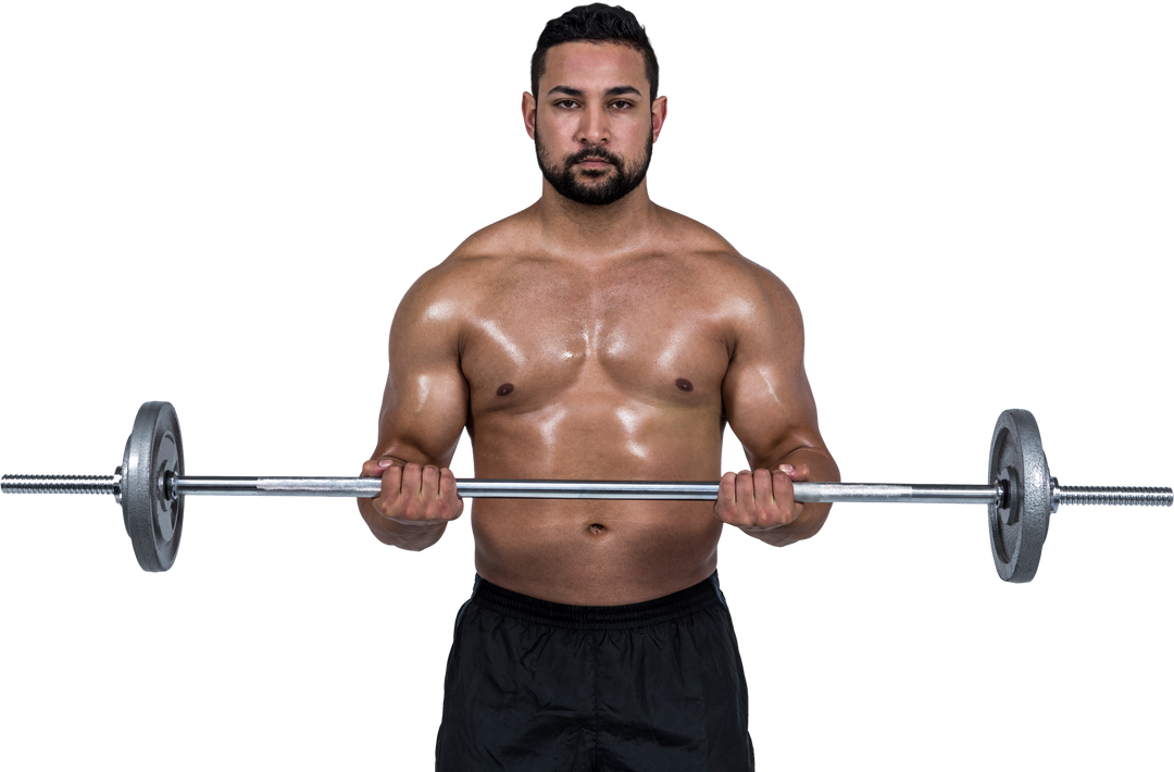 Transparent Background Muscular Man Lifting Heavy Barbell - Download Free Stock Images Pikwizard.com