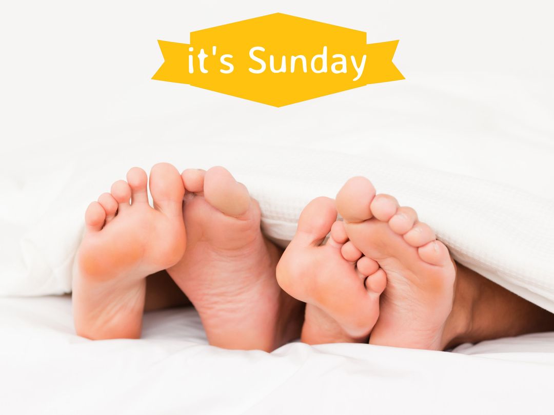 Cozy Sunday Morning in Bed Dedicated to Relaxation