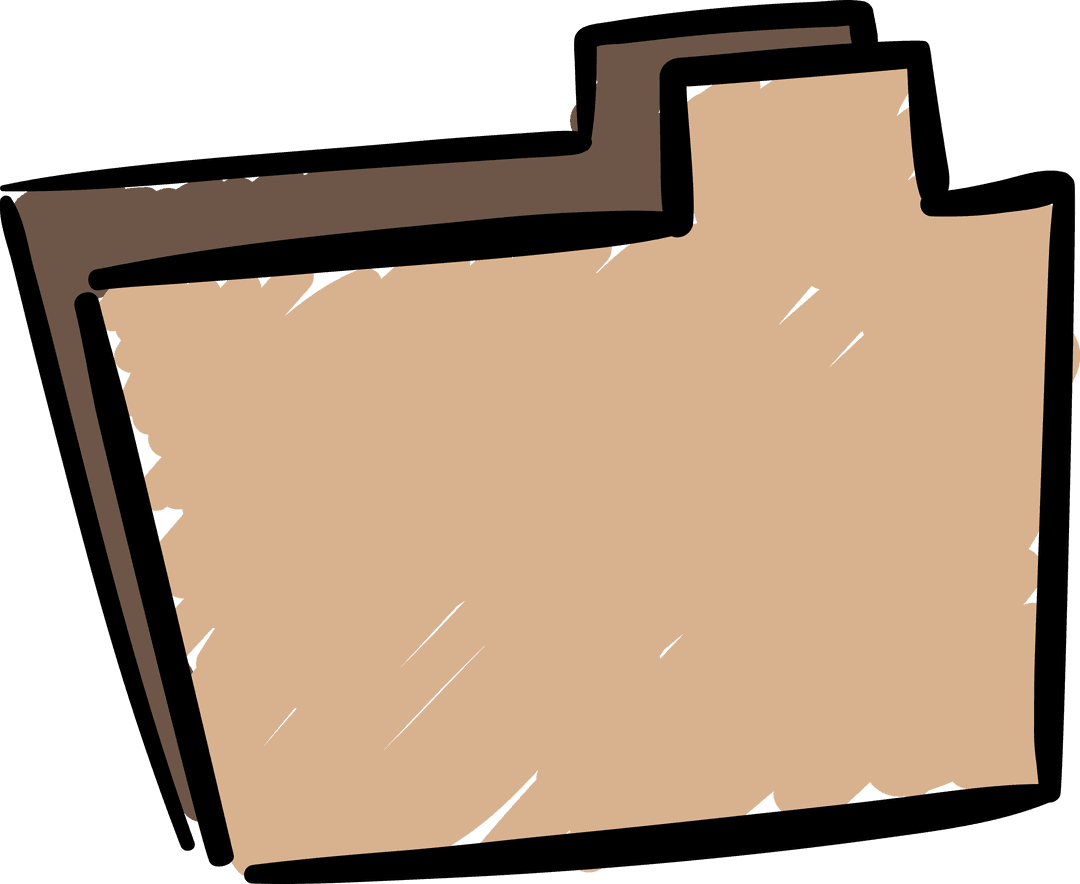 Abstract Brown Pattern with Transparent Background