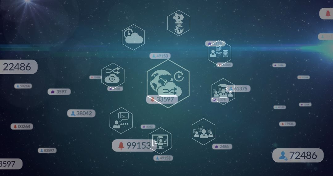 Social Media Connections in Digital Interface