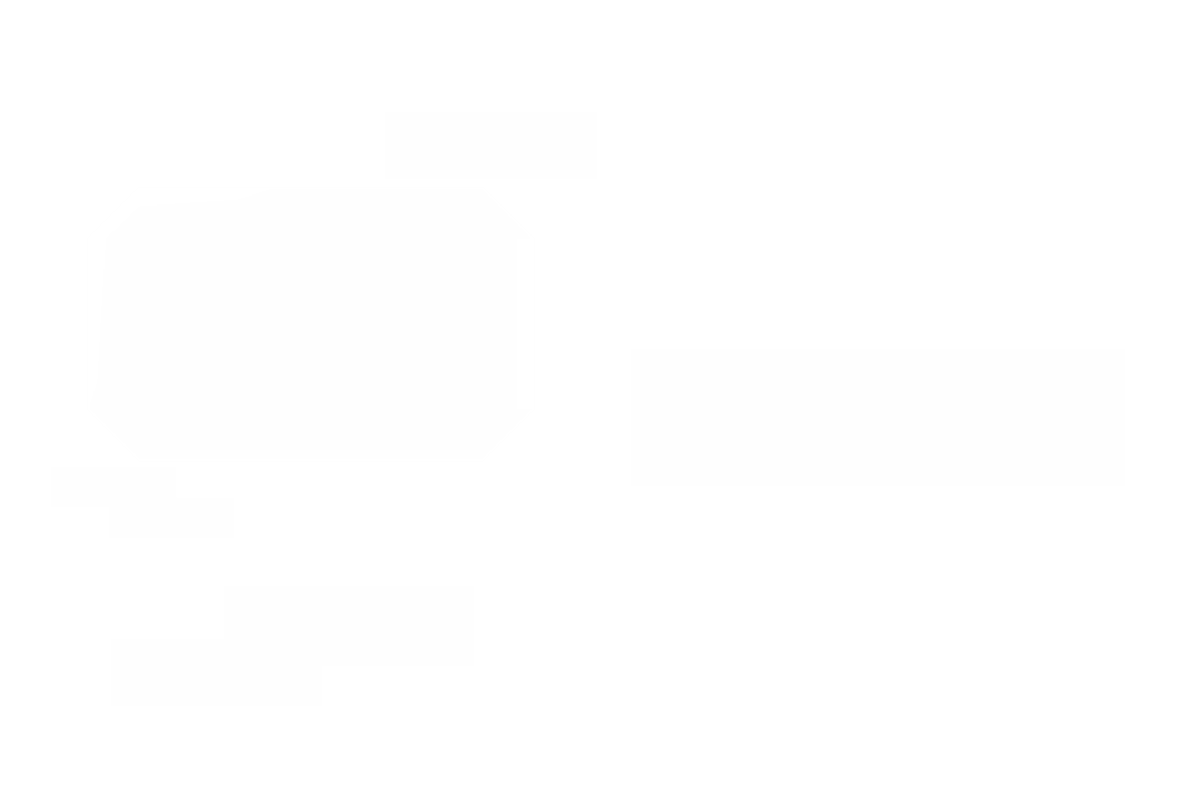 Abstract White Geometric Shapes on Transparent Background PNG