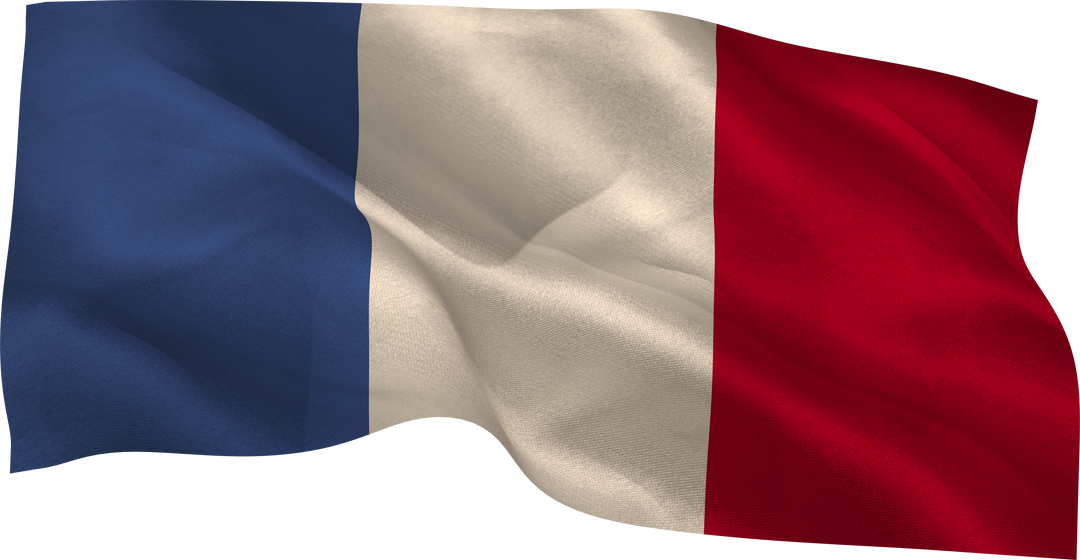 Wave of French Flag with Transparent Background Theme - Download Free Stock Images Pikwizard.com