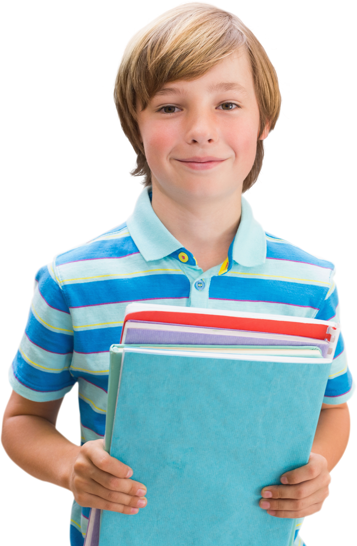 Cute Child Holding Colorful Books with Transparent Background - Download Free Stock Images Pikwizard.com