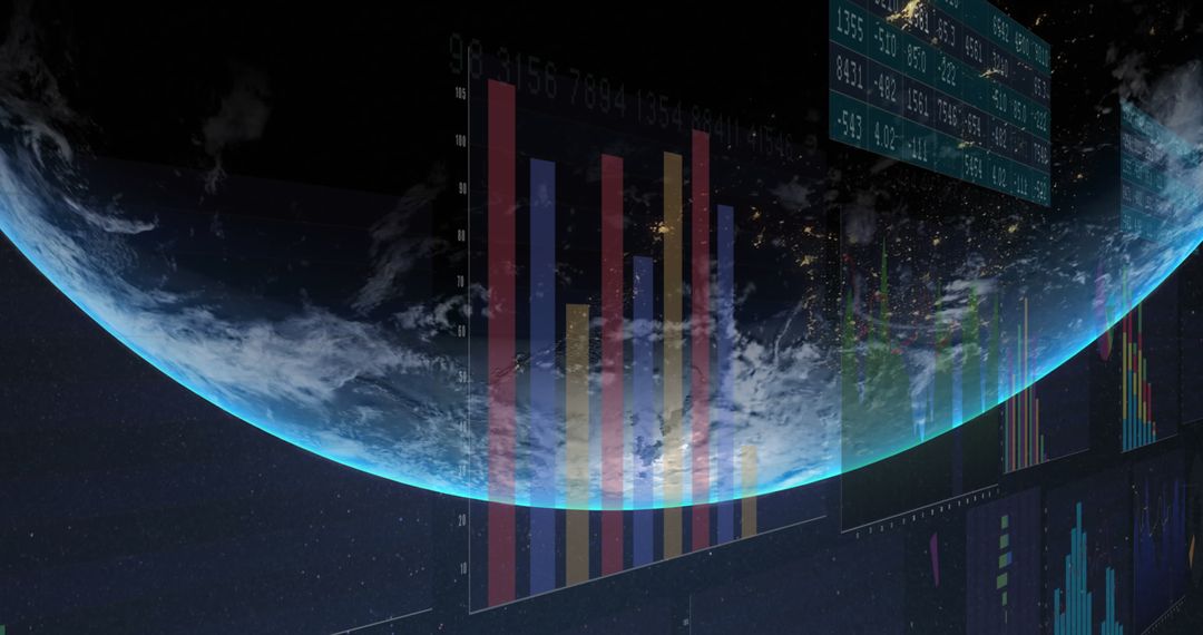 Global Financial Data Processing Concept in a Digital Interface