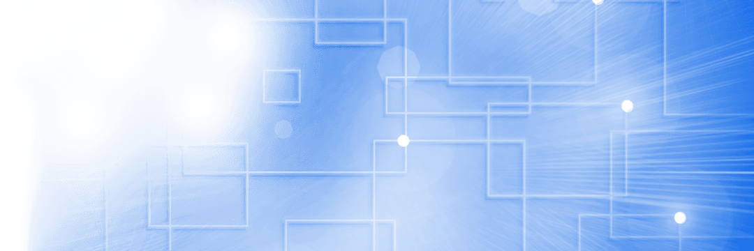 Abstract Digital Rectangles on Blue Transparent Background