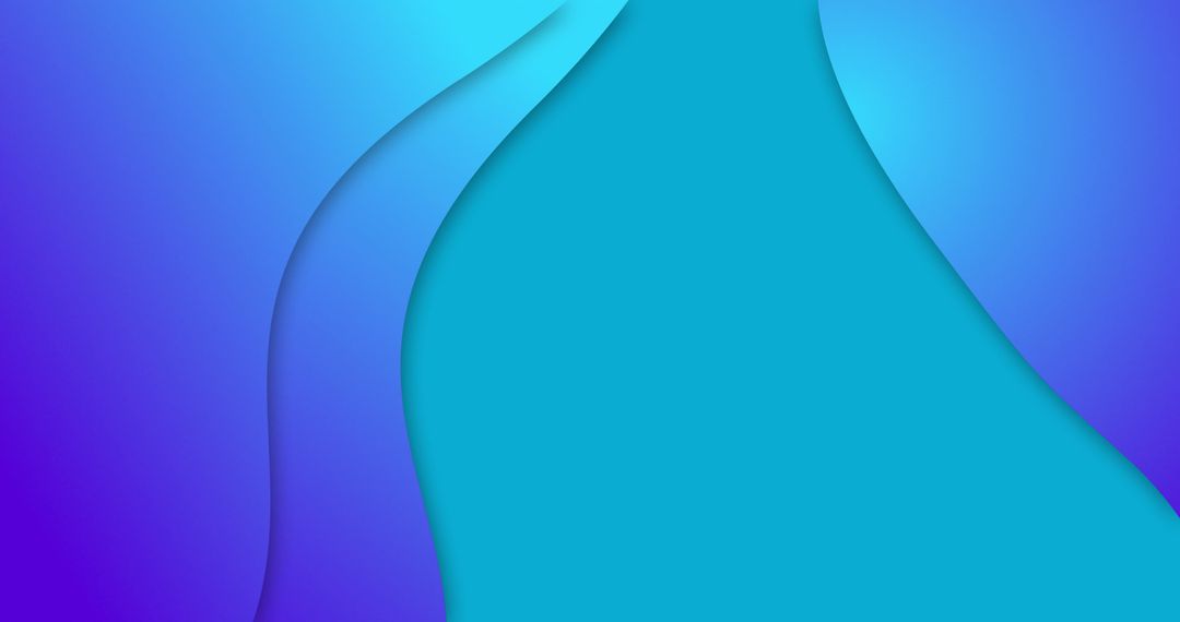 Abstract Blue Wave Design with Gradient Colors
