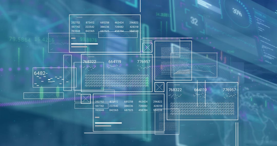 Digital Data Processing Interface Design with Global Elements