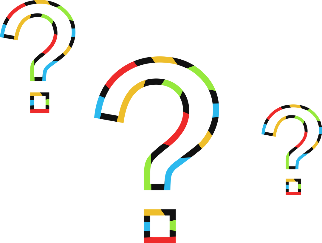 Colorful Transparent Question Marks Vector Transparent Background - Download Free Stock Images Pikwizard.com