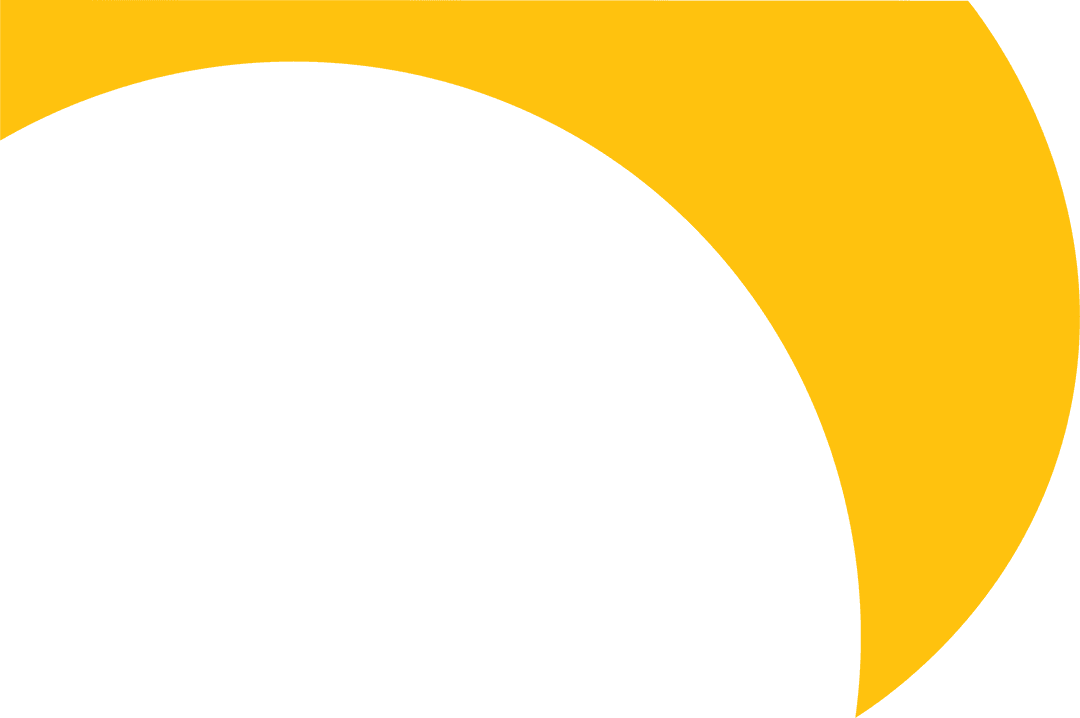 Transparent Yellow Shape with Black Gradient Design