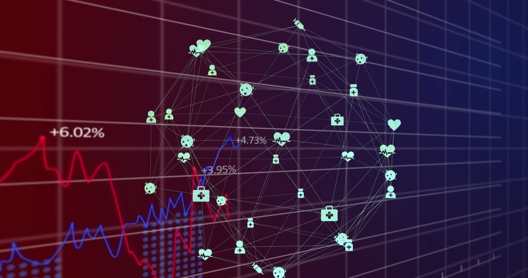 Digital Connectivity Network on Global Graph Background
