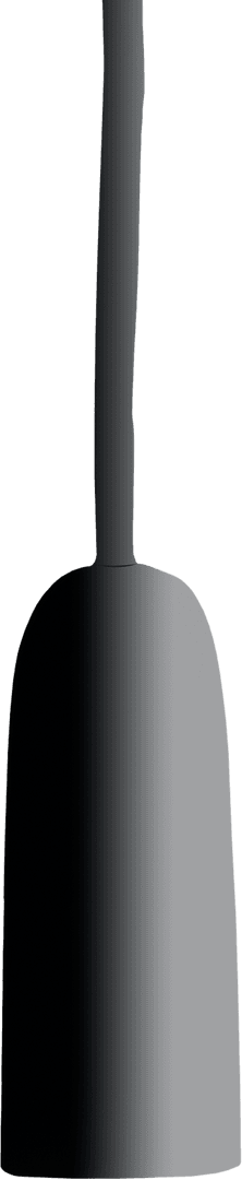 Transparent Gray Spade Illustration on Clean Background