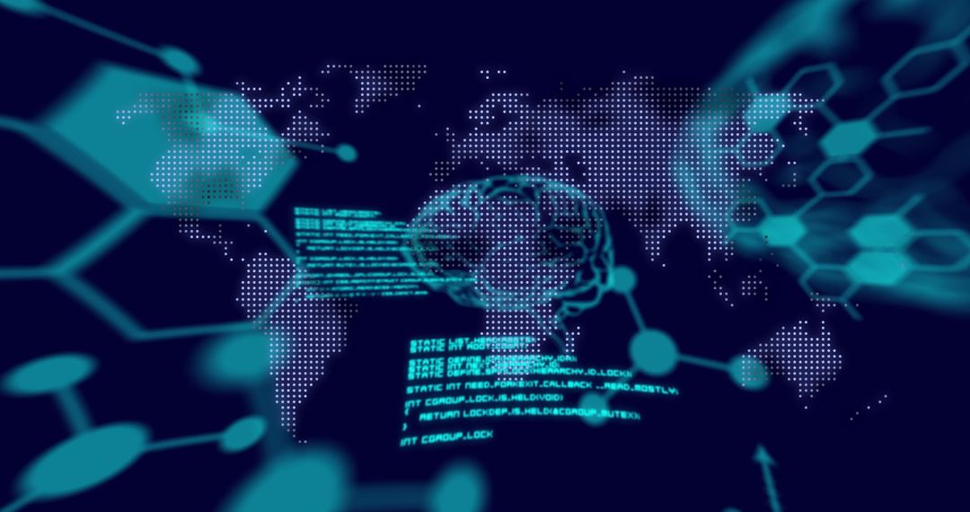 Digital Brain with Data Predominating Global Network Connections