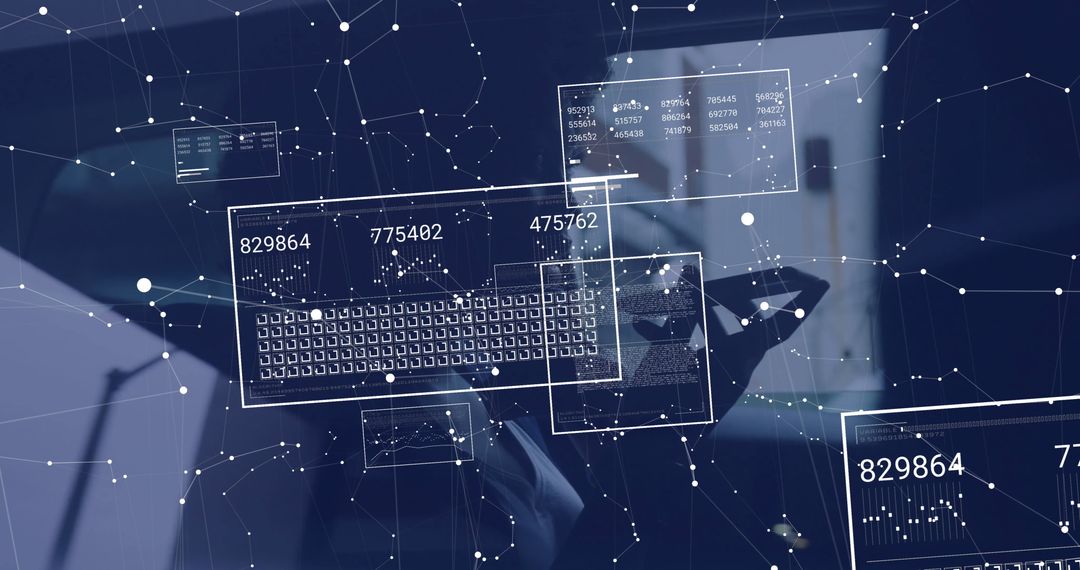 Businessperson Engaging with Digital Global Network on Smartphone