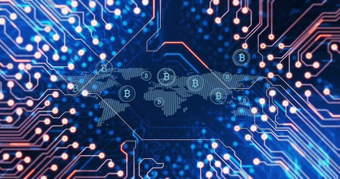 Global Cryptocurrency Network with Bitcoins